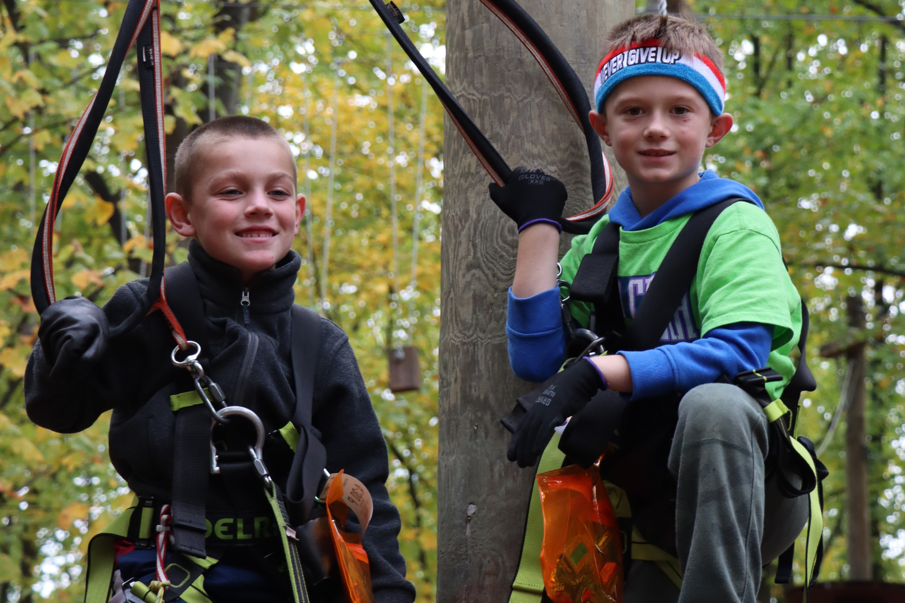 Halloween at Tree Trekkers high ropes and zipline park