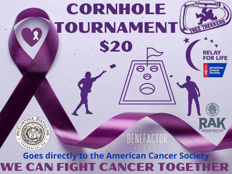 Cornhole tournament graphic