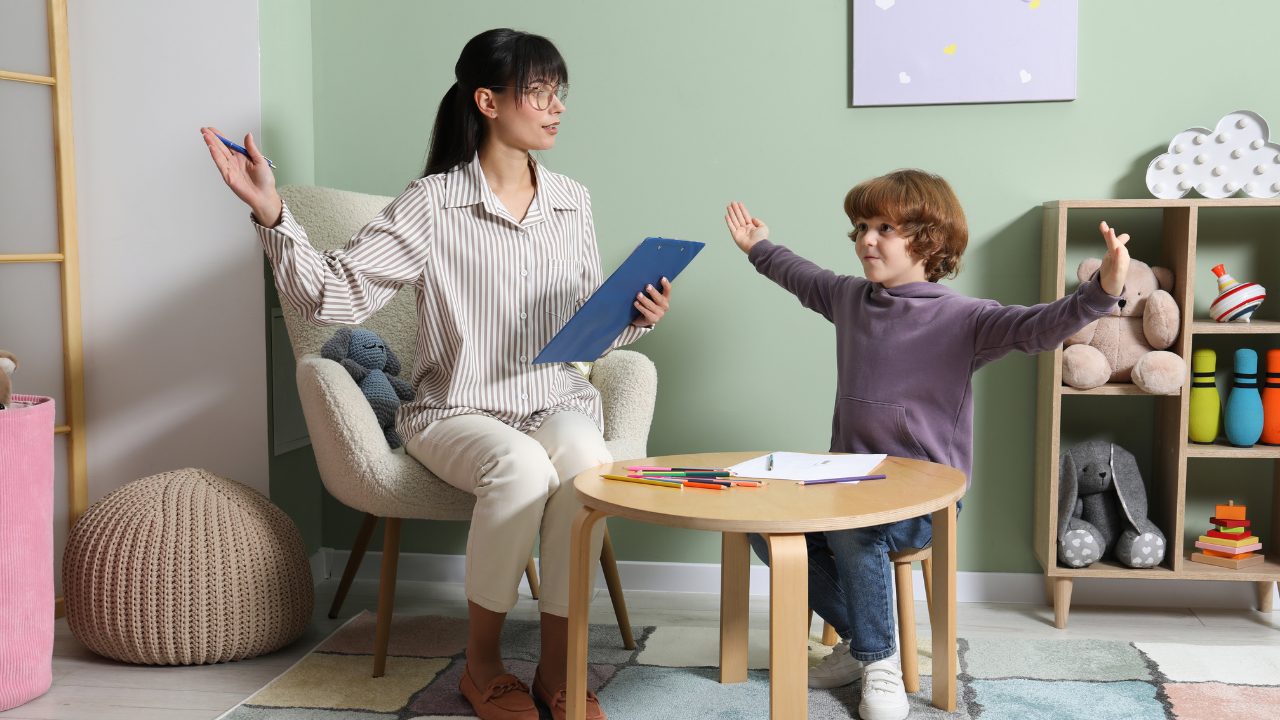 BCBA conducting functional behavior assessment (FBA) to understand child behavior at Positive Reinforcement PLLC