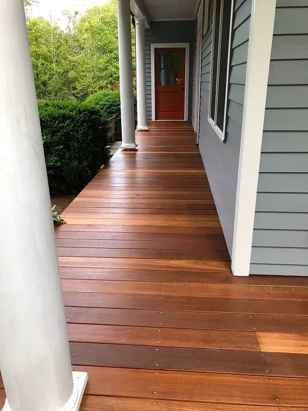 A Wooden Porch — Rhinebeck Painters & Carpenters LLC