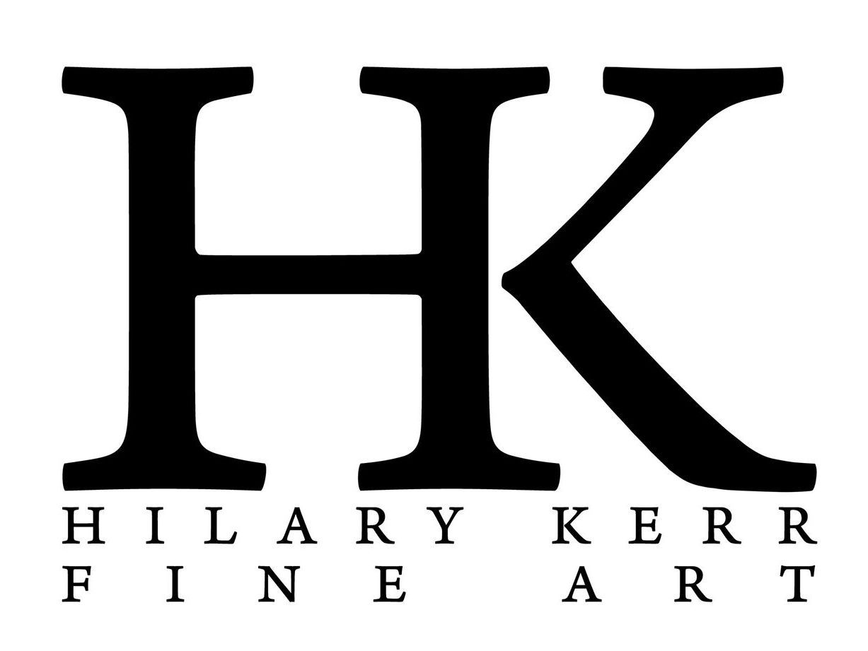 The Hilary Kerr Fine Art logo features the letters H & K combined together in a traditional font. 