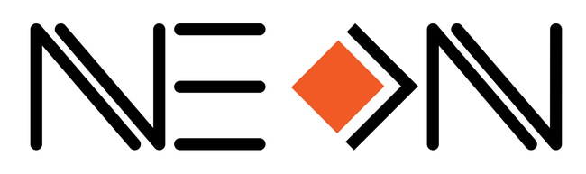 The Neon Marketing logo on an orange background.