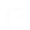 Icono de grúa de construcción.