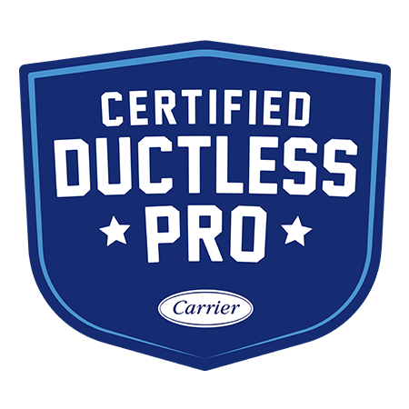 Key features of a Carrier ductless air conditioner