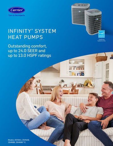 Infinity System Heat Pump brochure.