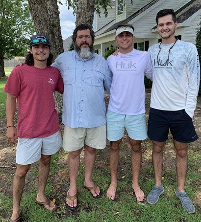 Two generations of Speir men.