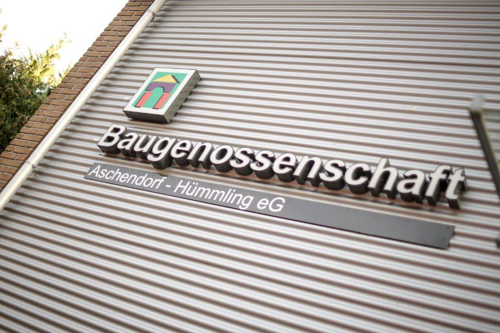 Profilbuchstaben Baugenossenschaft