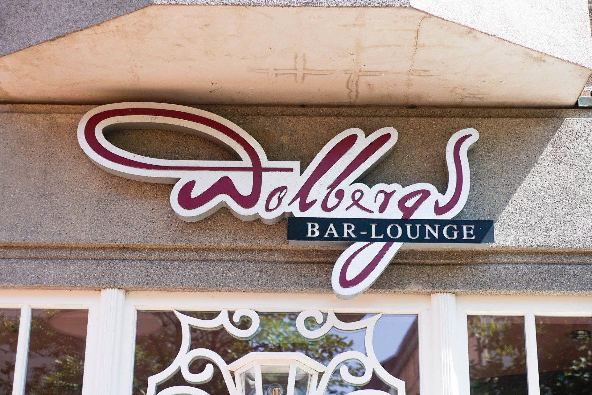 Werbeschild, Lichtreklame Wolbergs