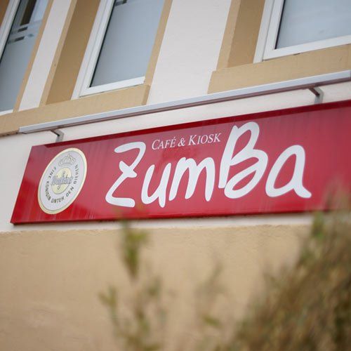 Leuchtwerbung Zumba
