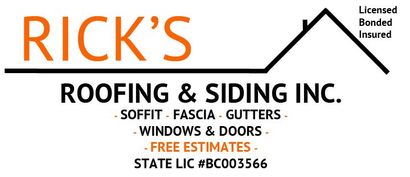 Rick's Roofing &Siding Inc