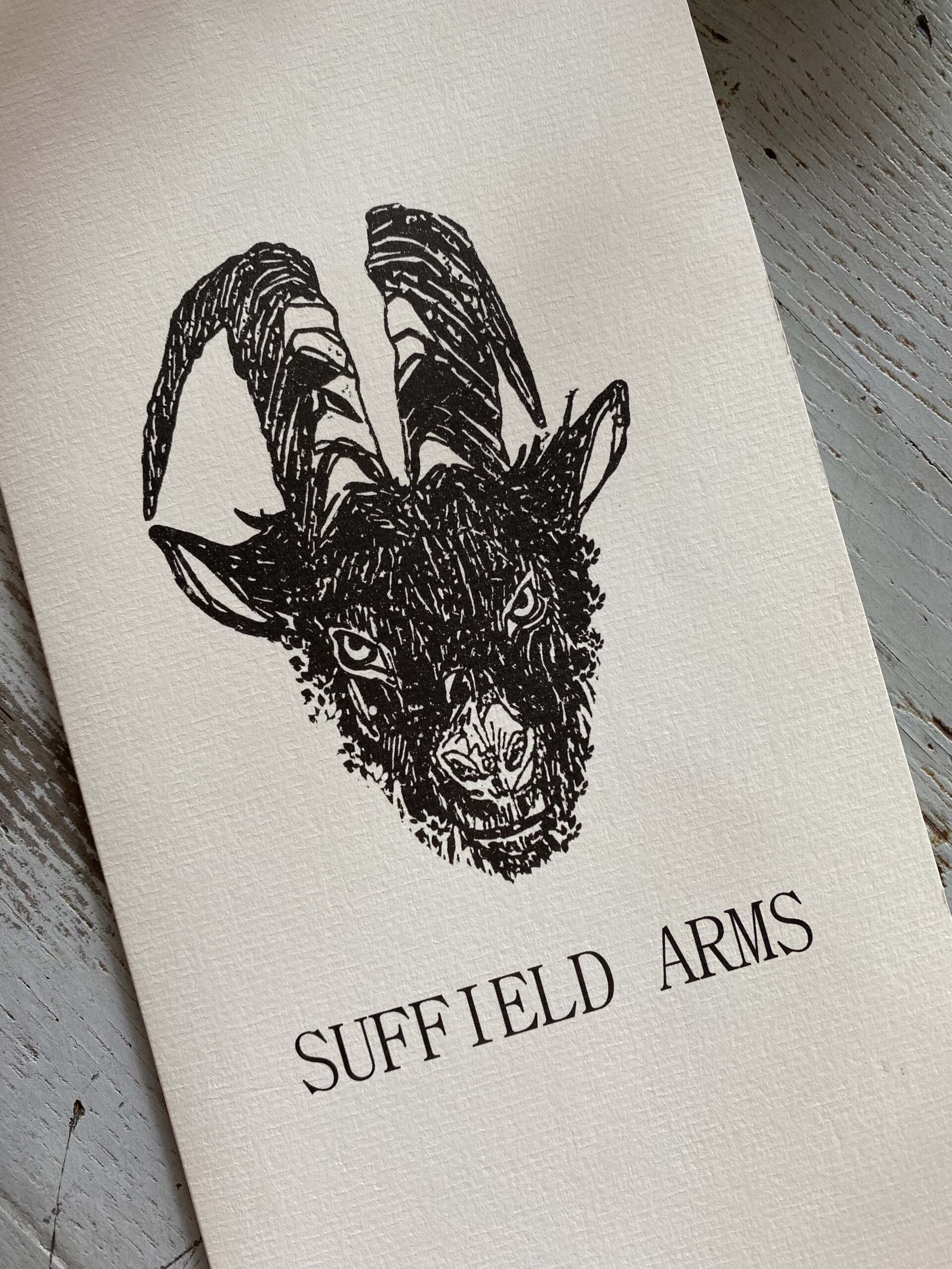 Suffield Arms Menu
