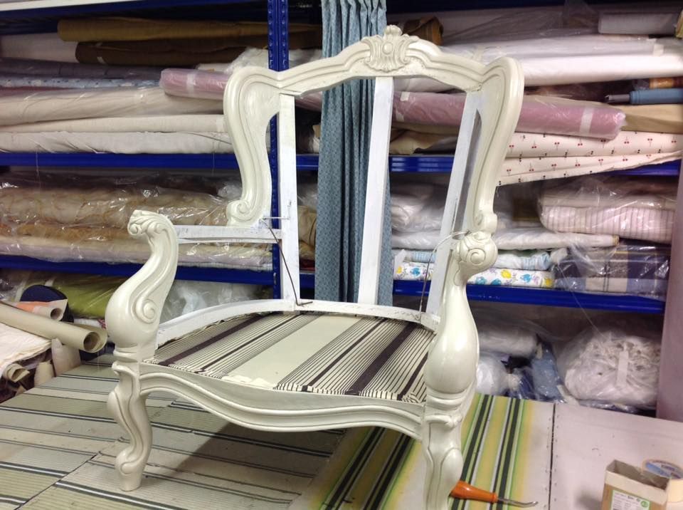 poltrona da restaurare