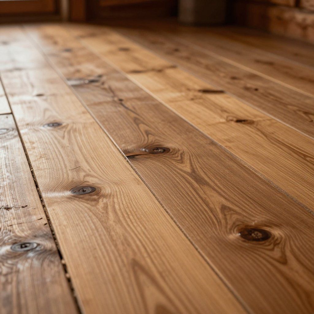 Der offene Werkzeugschrank aus Holz gibt den Blick auf ordentlich angeordnete Holzbearbeitungswerkzeuge frei. Zu den Werkzeugen gehören Meißel, Sägen, Messwerkzeuge, Bohrer und Sicherheitskopfhörer.