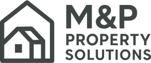Logo with house icon and "M&P PROPERTY SOLUTIONS" text.