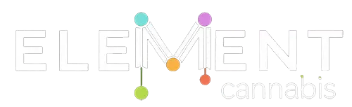 A white logo reading 