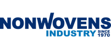Logo for Nonwovens Industry. Dark blue text 