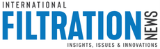 Logo for International Filtration News: blue text “FILTRATION” with “NEWS” in vertical, gray text above “Insights, Issues & Innovations.”