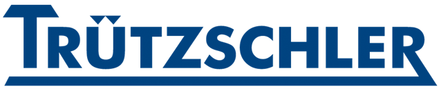 Logo of Trützschler, a company name in dark blue letters with a blue underline.