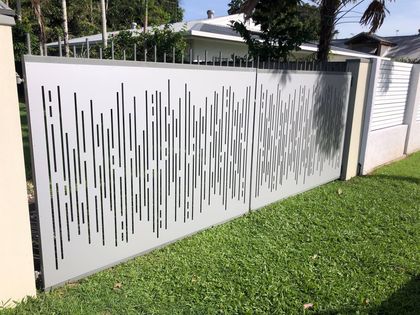 Custom Home Gate Shade Solution — Aluminium Services in Portsmith, QLD