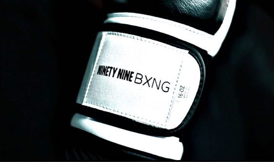 A pair of ninety nine bxng boxing gloves