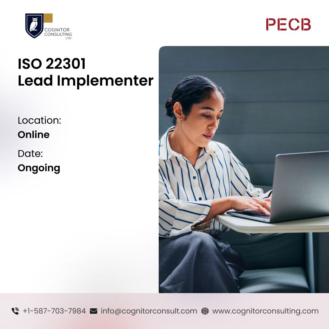 ISO 22301 Business Continuity Management System (Elearning)