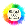 A colorful logo for st. paul ucc in burlington , il
