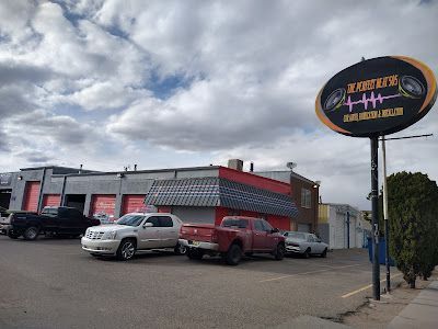 A building with a sign for 