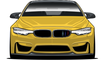  stylized BMW car