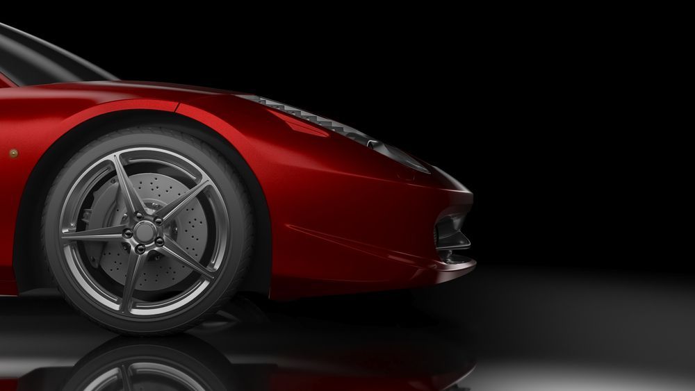 A Close Up Of A Red Sports Car — Rapid Auto Refinish in Toowoomba, QLD