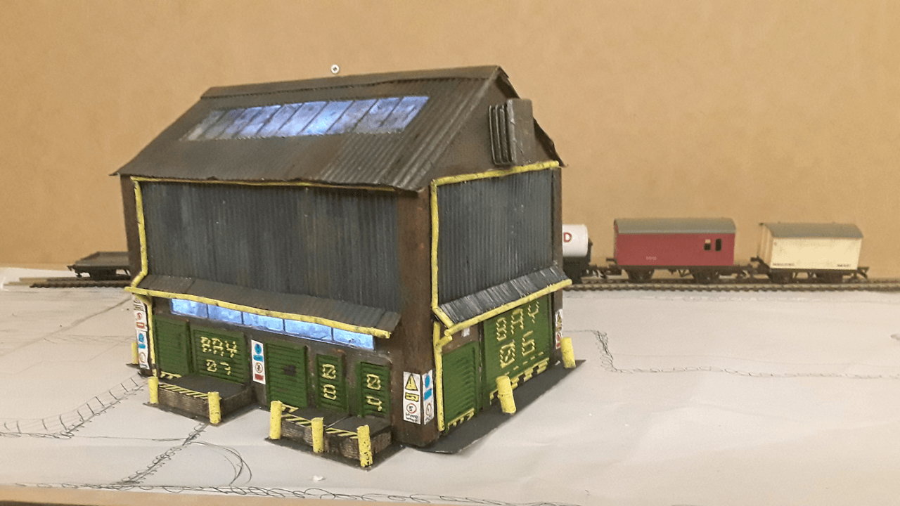 My scratch built warehouse