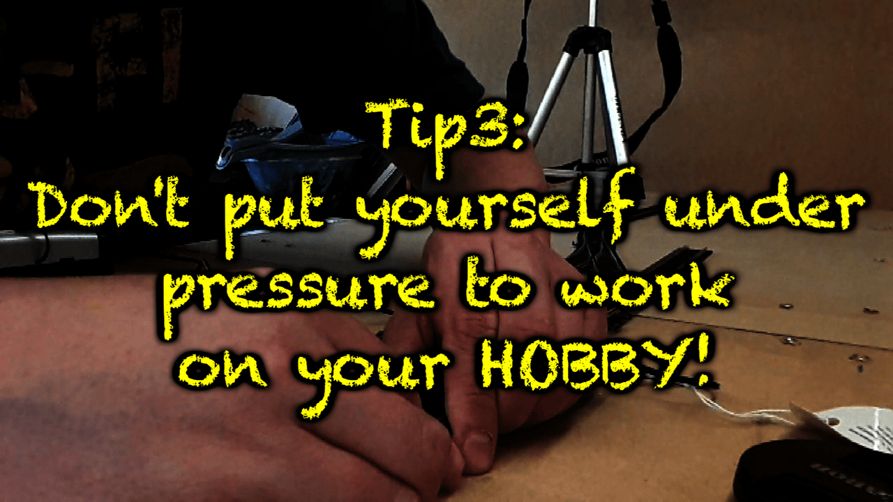 Tip 3: Don't put pressure to 