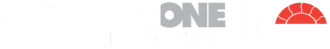 The word one is on a white background with a red circle in the middle.