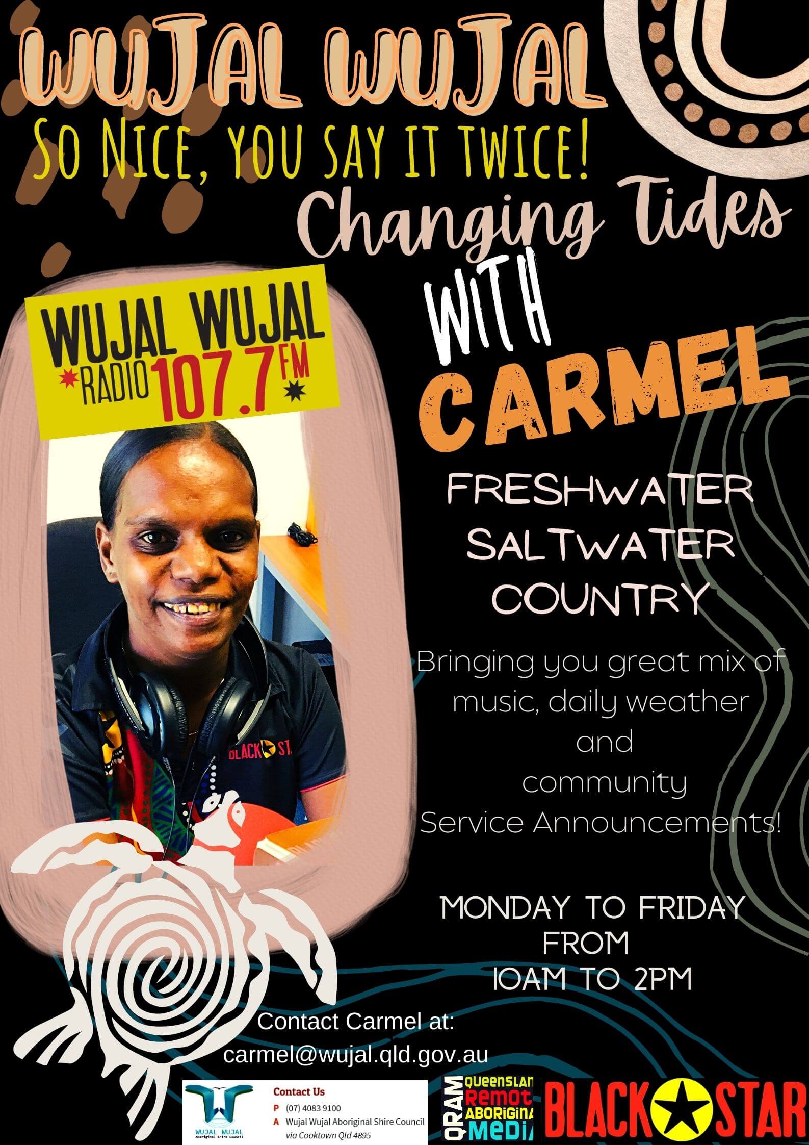 Black Star Radio Wujal Wujal Changing Tides with Carmel