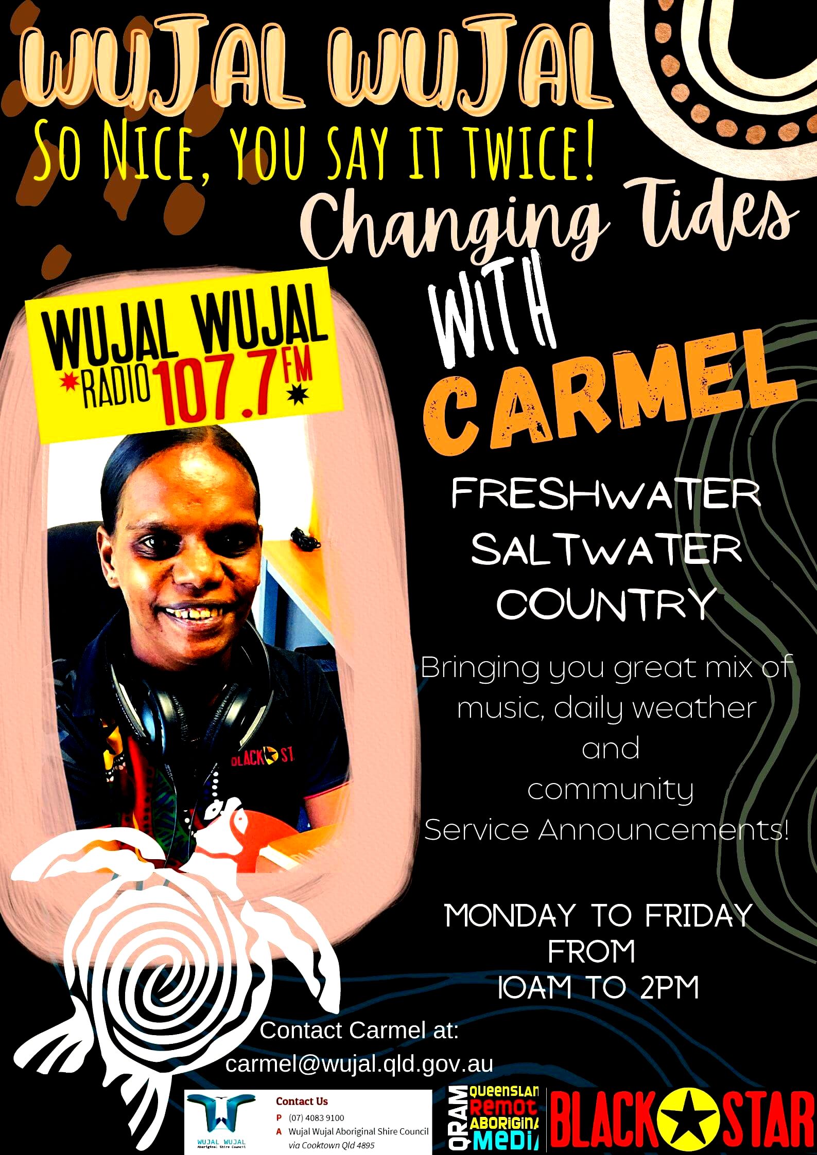 Black Star Radio Wujal Wujal Changing Tides with Carmel