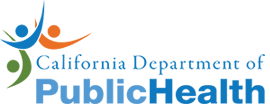 the logo for the california department of public health