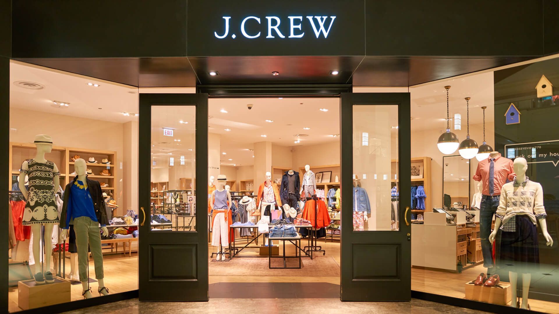 j. crew store front