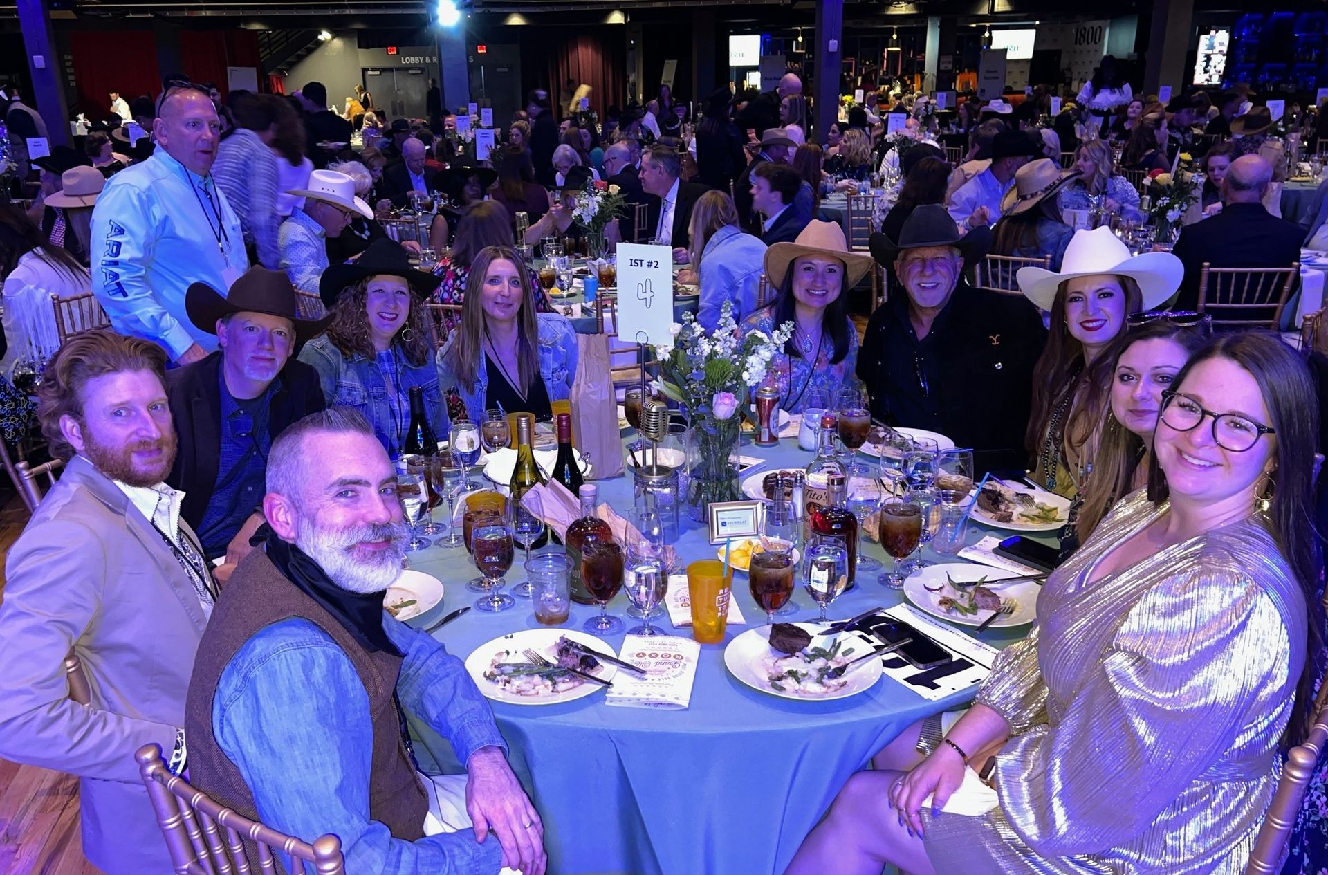 Dinner group shot at this year's Giving Gala hosted by MUST Ministries