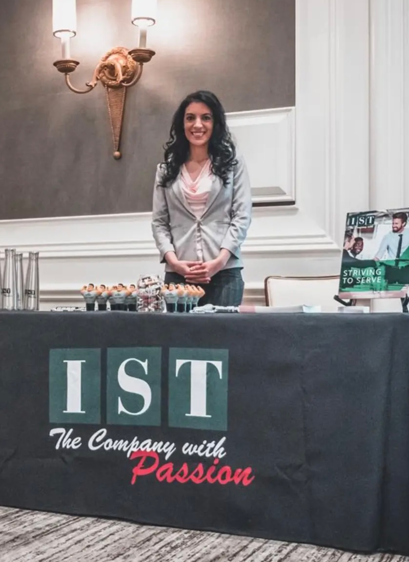 Ranae Shepherd at an IST Event table