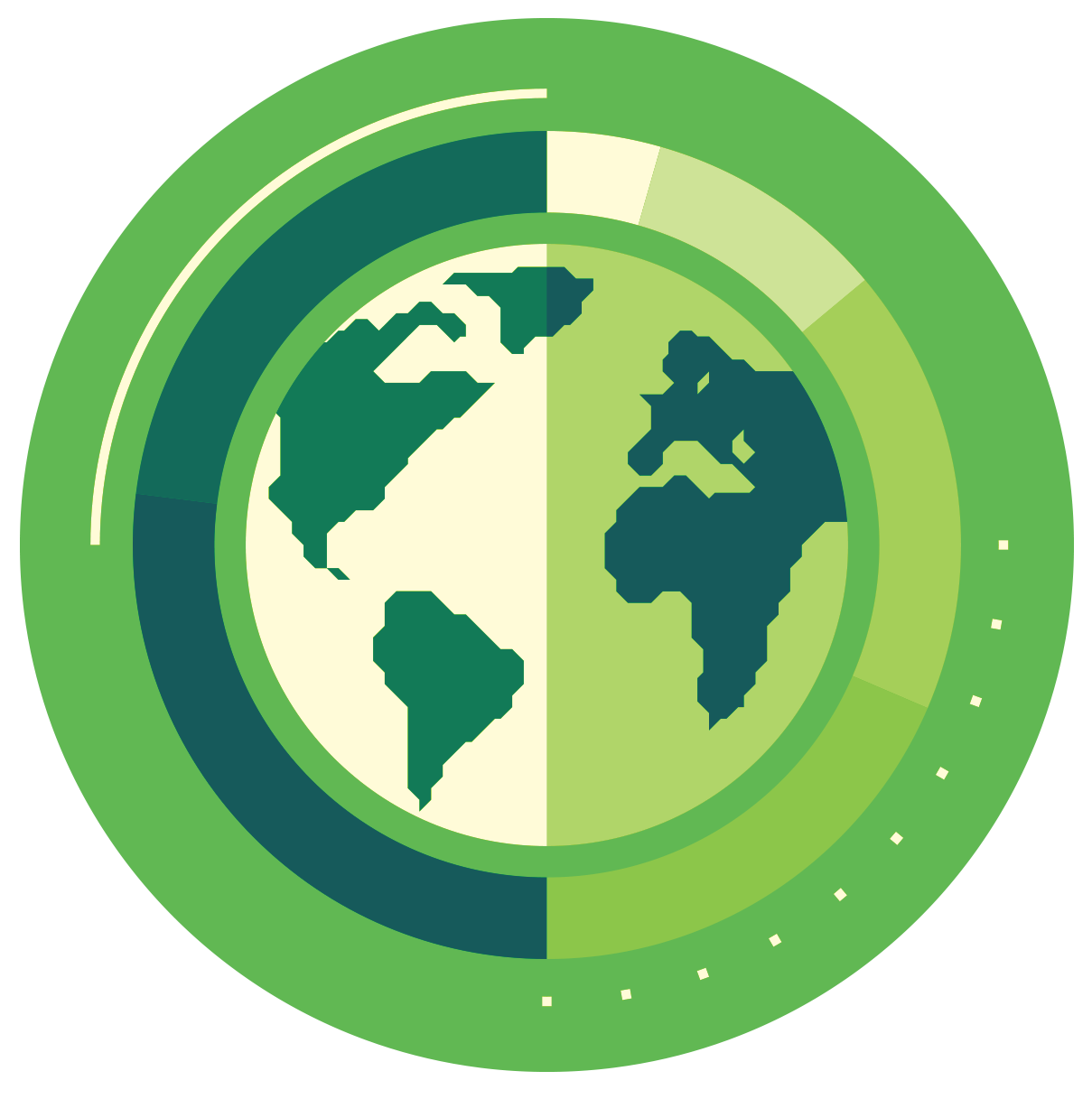 global data growth icon