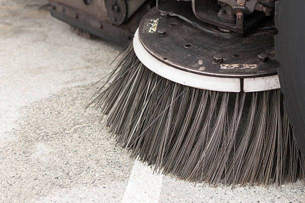 Street Sweeper Vehicle's Brush — Fontana, CA — Morning Star Sweeping Services Inc