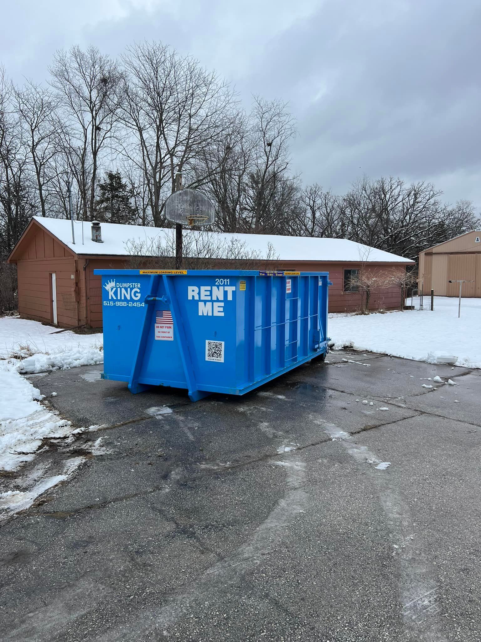 20 yard dumpster
