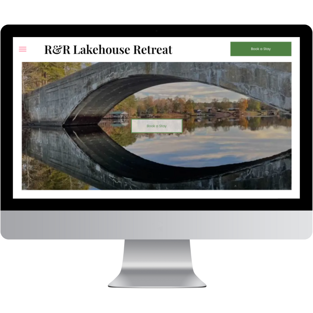 Vacation Retreat Website Example