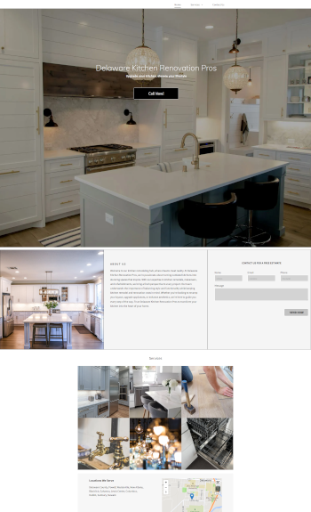 Interior Remodeling Company Website