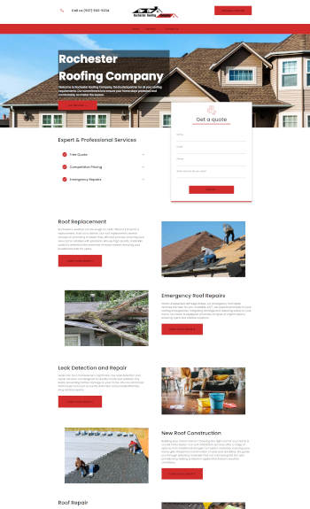 Roofing Contractor in Rochester NY Website