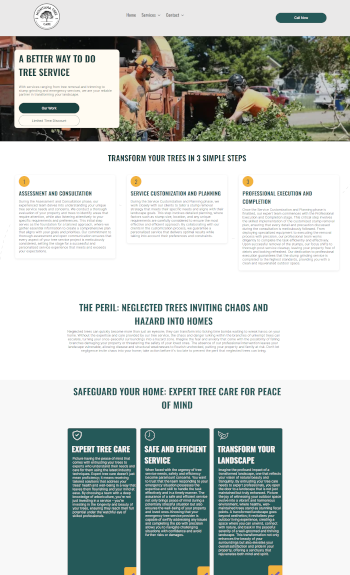 Tree Service Company in Montana Website