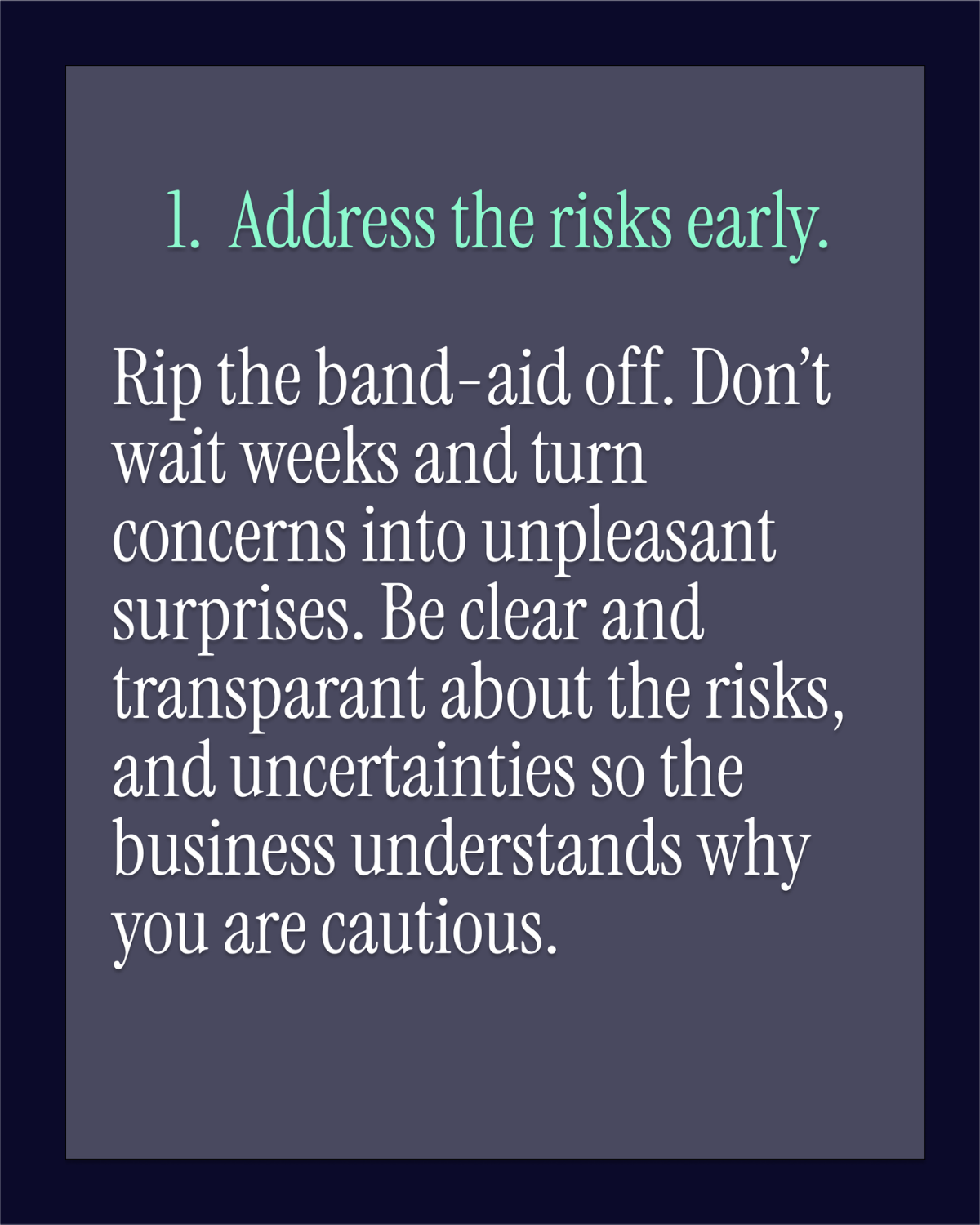 Man in suit, circular photo, text: "I help organizations by leading change. Want to know more? Send me a message."