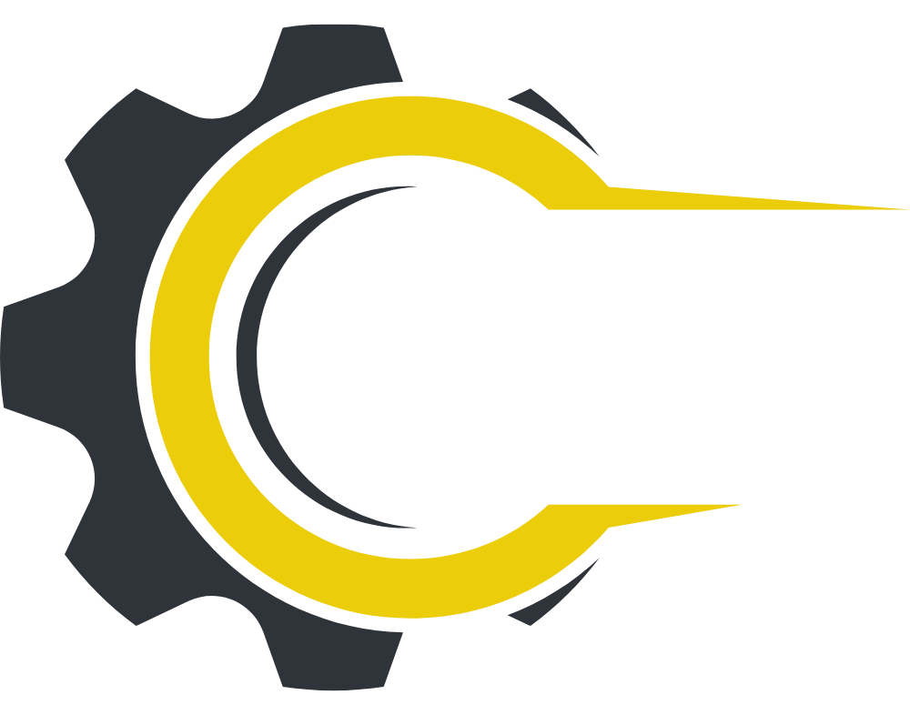 Gear graphic with yellow