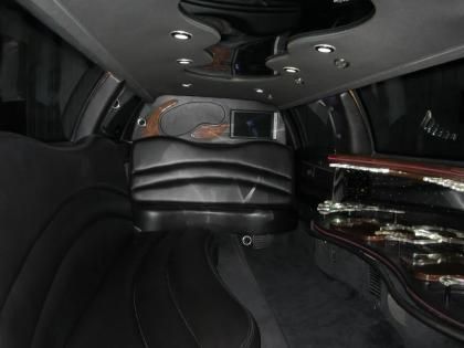 inside of limo