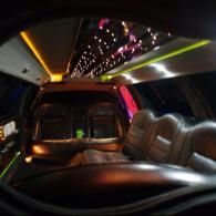 inside of limo