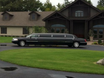 black stretch limo